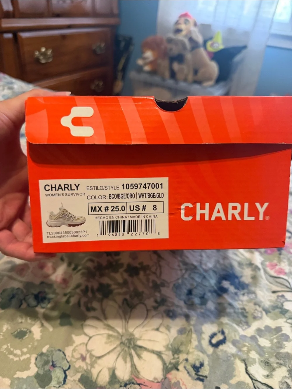 Charly Woman’s Survivor  Cream/White Athletic Sneakers